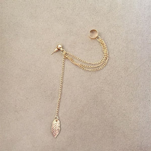 Pearl Heart Crystal Flower Earrings