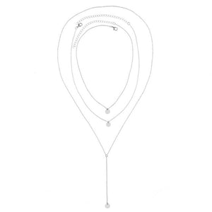 Minimalist Round Disco Coin Chain