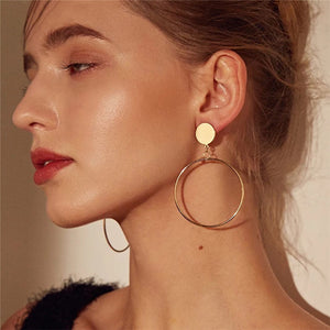 Hollow Drop Earrings