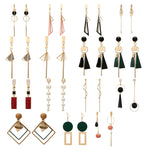 Acrylic Big Dangling Earrings