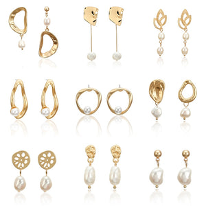 Pearl Dangle Earrings